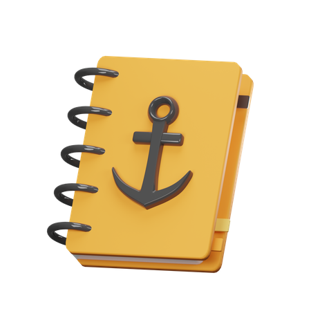 Livro marítimo  3D Icon