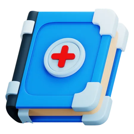 Livro médico  3D Icon