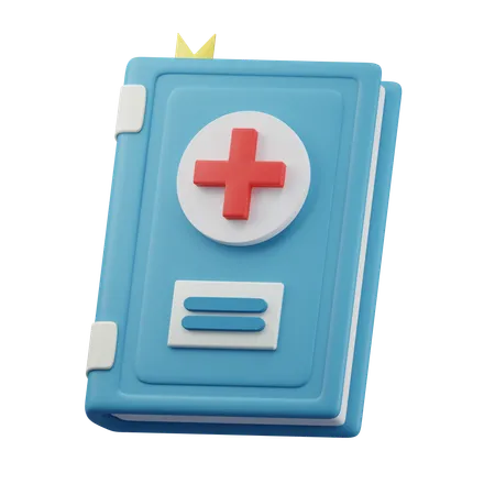 Livro médico  3D Icon