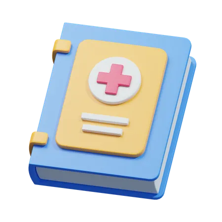 Livro médico  3D Icon