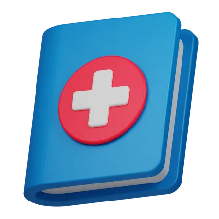 Livro médico  3D Icon