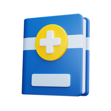 Livro médico  3D Icon