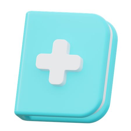 Livro médico  3D Icon