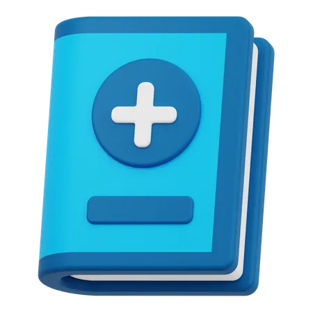 Livro médico  3D Icon