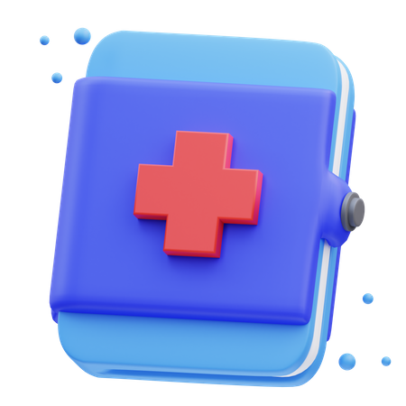 Livro médico  3D Icon