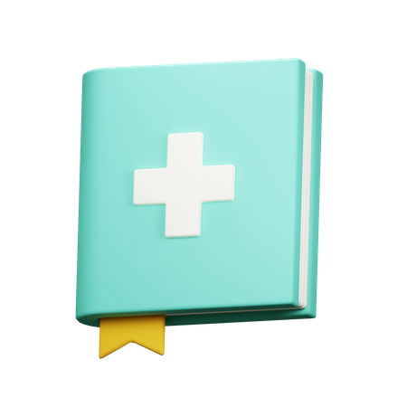 Livro médico  3D Icon