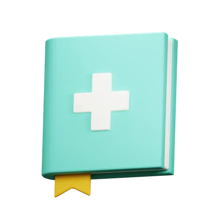 Livro médico  3D Icon