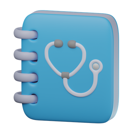 Livro médico  3D Icon