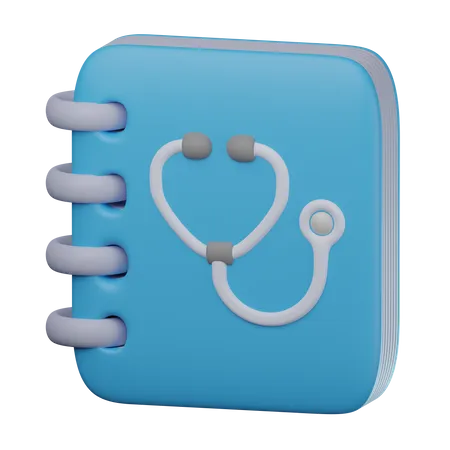 Livro médico  3D Icon