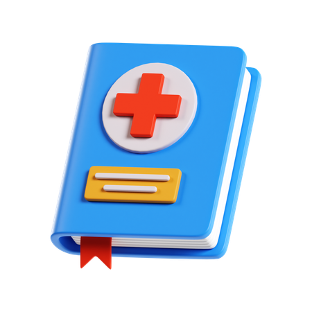 Livro médico  3D Icon