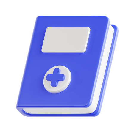 Livro médico  3D Icon