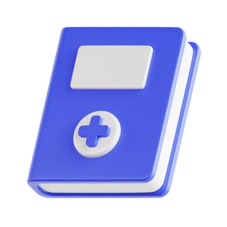 Livro médico  3D Icon