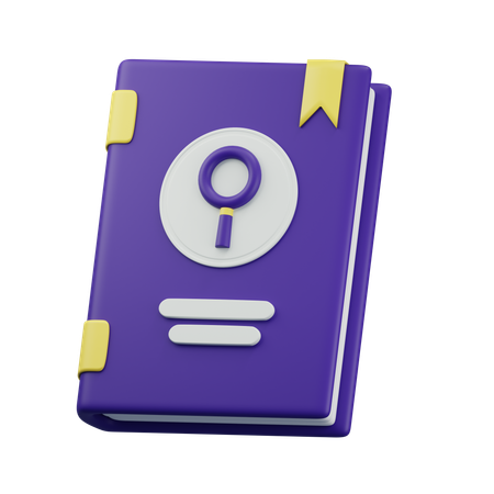 Livro de mistério  3D Icon