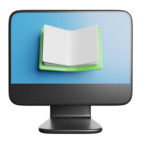 Livro on-line  3D Icon