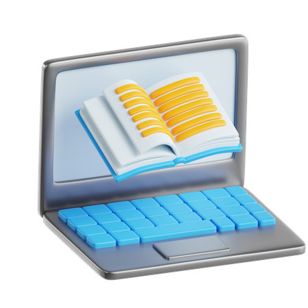 Livro on-line  3D Icon