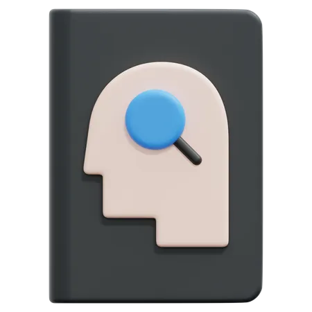 Livro de psicologia  3D Icon