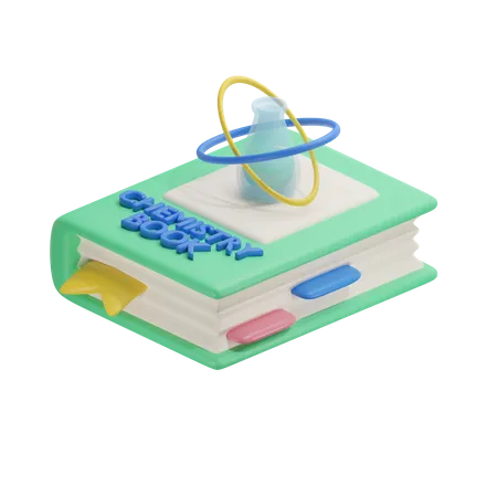 Livro de química  3D Icon