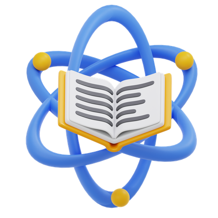 Livro de química  3D Icon