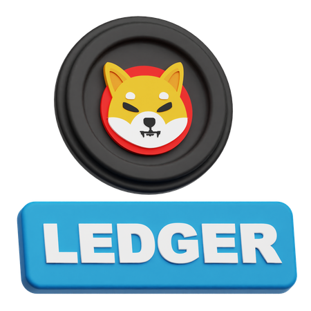 Livro-razão shiba inu  3D Icon