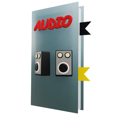 Livro sistema de áudio  3D Icon