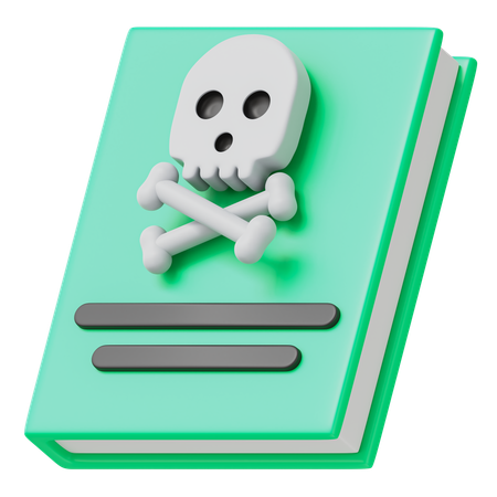 Livro de veneno  3D Icon