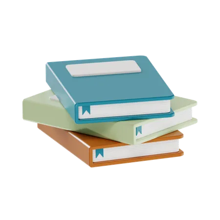 Livros  3D Icon