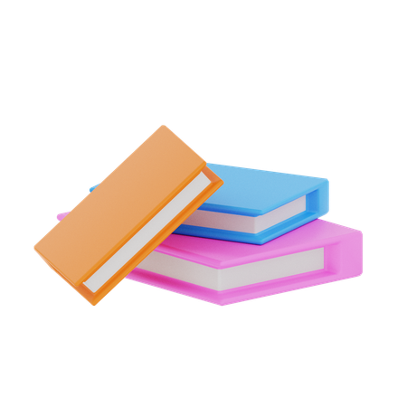 Livros  3D Icon