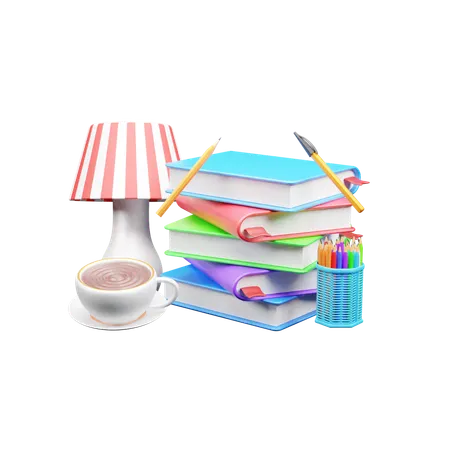 Livros  3D Icon