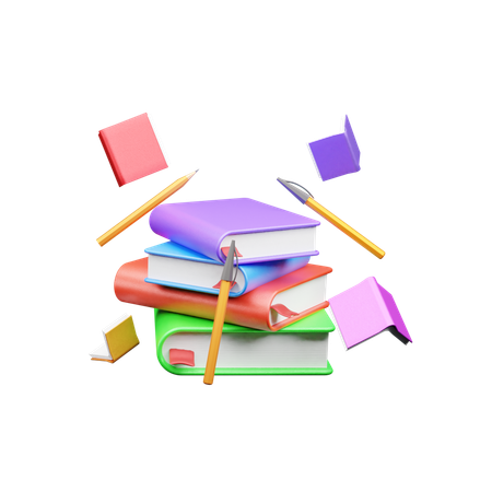 Livros  3D Icon