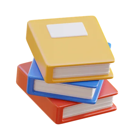 Livros  3D Icon