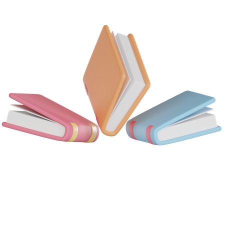 Livros  3D Icon