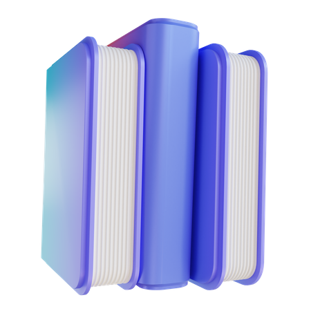 Livros  3D Illustration