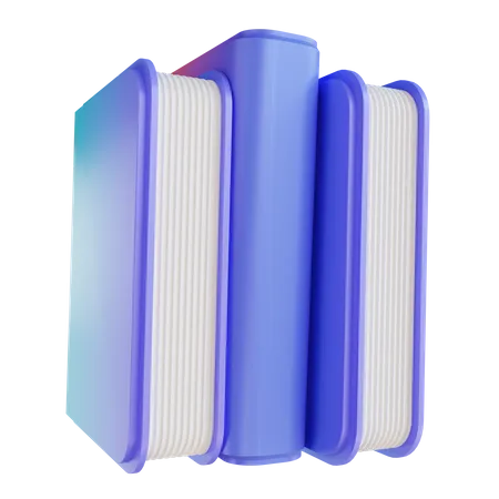 Livros  3D Illustration