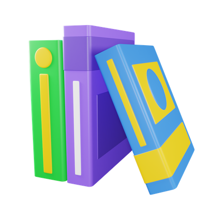 Livros  3D Icon