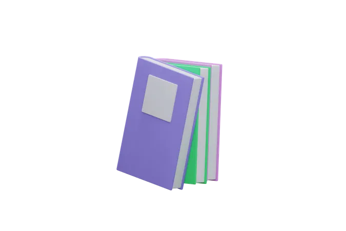 Livros  3D Icon