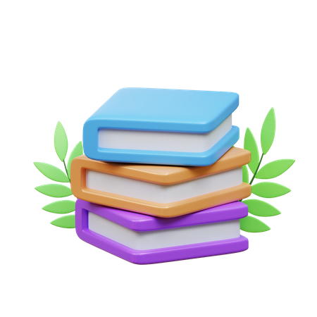 Livros  3D Icon