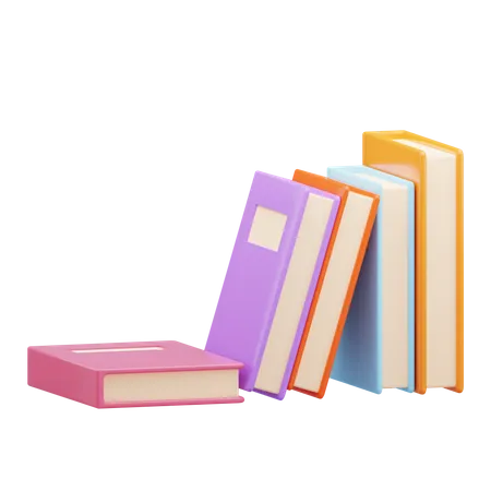 Livros  3D Icon