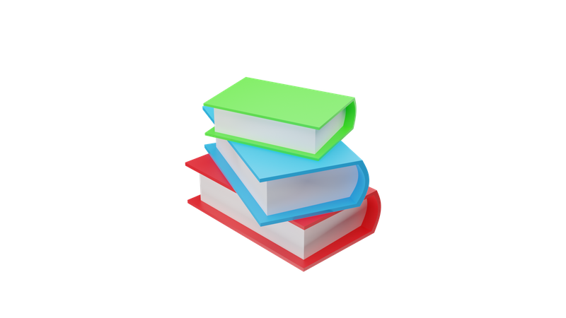 Livros  3D Icon