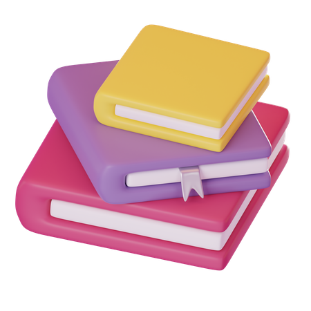 Livros  3D Icon