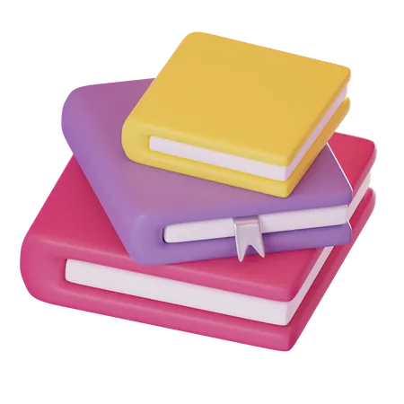 Livros  3D Icon