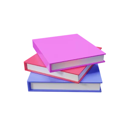 Livros  3D Icon