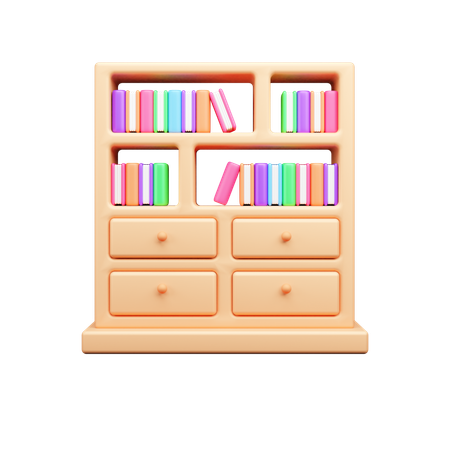 Estojo de livros  3D Icon