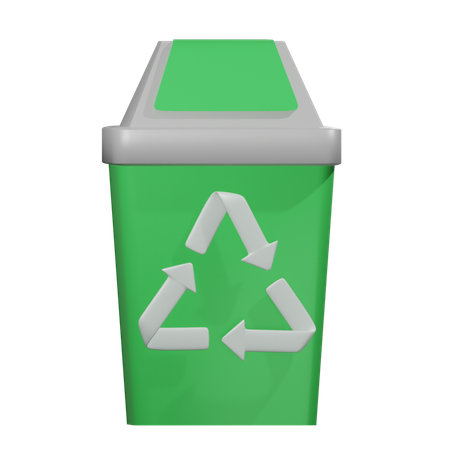 Lixeira de reciclagem  3D Icon