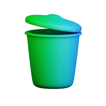 Lixeira  3D Icon