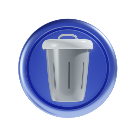 Lixeira de reciclagem  3D Icon