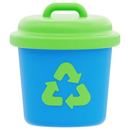 Lixeira de reciclagem  3D Icon