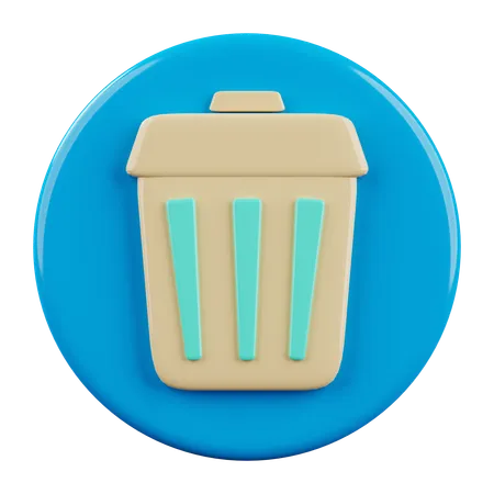 Lixeira de reciclagem  3D Icon