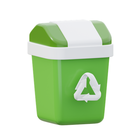 Lixeira de reciclagem  3D Icon