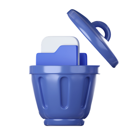 Lixeira  3D Icon