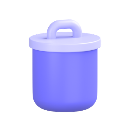 Lixeira de reciclagem  3D Icon